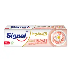 خمیردندان اینتگرال 8 کاره نمک صورتی و روغن بابونه سیگنال 75 میلی لیتر کد 5686