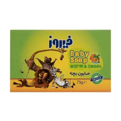صابون بچه مدل ماداگاسکار فیروز 75 گرم