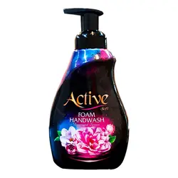 مایع دستشویی فوم دیاموند مشکی اکتیو 500 گرم