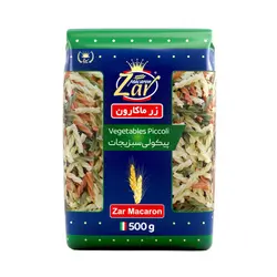 ماکارونی فرمی پیکولی سبزیجات زر ماکارون 500 گرم