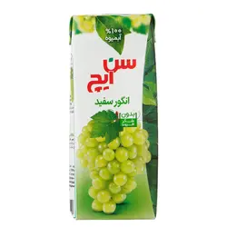 آبمیوه انگور سفید پاکتی سن ایچ 200 میلی لیتر