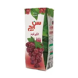 آبمیوه انگور قرمز پاکتی سن ایچ 200 میلی لیتر