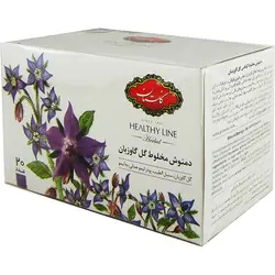 دمنوش کیسه ای مخلوط گل گاو زبان ، لیمو عمانی ، سنبل الطیب ، به لیمو ، گل ختمی سیاه ، چای ترش ، استویا گلستان 20 عددی