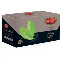چای سیاه کیسه ای رویال گلستان 25 عددی