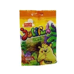 پاستیل با طعم میوه مدل خرسی جلیفان شیرین عسل 20 گرم