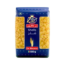 ماکارونی فرمی شلز (صدفی) زر ماکارون 500 گرم