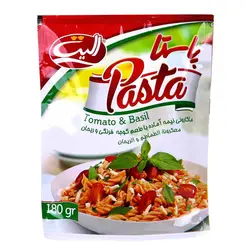 پاستا (ماکارونی) نیمه آماده با طعم گوجه فرنگی و ریحان الیت 180 گرم
