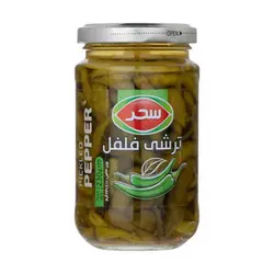 ترشی فلفل شور سوزنی سحر 230 گرم