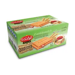 بیسکویت با طعم هل و تزیین کنجد فرخنده 850 گرم
