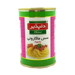 کنسرو سس ماکارونی و لازانیا با سویا و قارچ دلپذیر 400 گرم