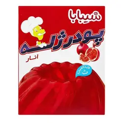 پودر ژله با طعم انار شیبابا 100 گرم