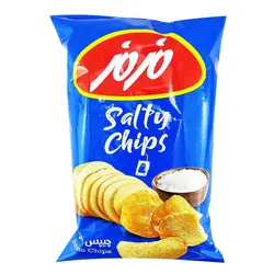 چیپس برگه سیب زمینی نمکی مزمز 65 گرم