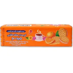بیسکویت ساقه طلایی کرمدار پرتقالی مینو 192 گرم