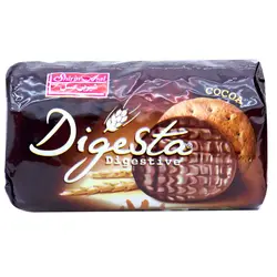 بیسکویت سبوس دار روکش شکلات دایجستا شیرین عسل 190 گرم