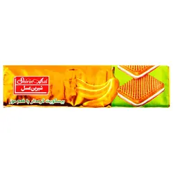 بیسکویت کرمدار موزی شیرین عسل 120 گرم