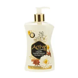 مایع دستشویی سفید رایحه گل ارکیده و دارچین اکتیو 450 گرم