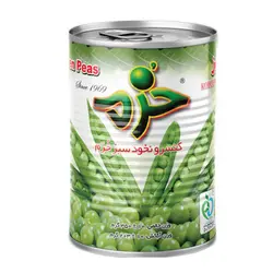 کنسرو نخود سبز (فرنگی) خرم 350 گرم