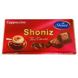 شکلات تخته ای شیری با مغز قهوه شونیز 100 گرم