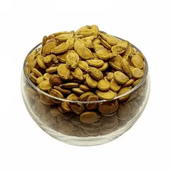 تخمه هندوانه زعفرانی درجه یک فله وزن 250 گرم