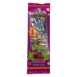 لواشک میوه ای آلبالو وحدت 75 گرم