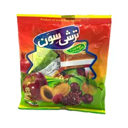 لواشک پذیرایی لقمه ای میوه ای ترشی سون 100 گرم