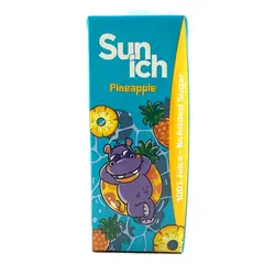 آبمیوه بدون شکر افزوده آناناس طرح کودک سن ایچ 200 میل