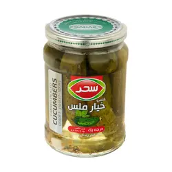 کنسرو خیار ملس درجه یک سحر 630 گرم
