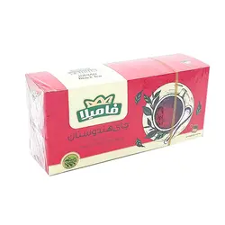 چای خالص کلاسیک هندوستان کیسه ای لفاف دار فامیلا 25 عددی