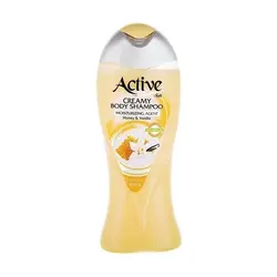 شامپو بدن کرمی وانیل و عسل اکتیو 400 گرم