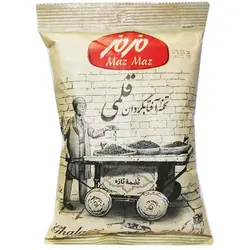 تخمه آفتابگردان سیاه قلمی نمکی مزمز 130 گرم