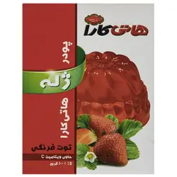 پودر ژله توت فرنگی هات کارا 100گرم