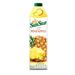 آبمیوه نکتار طبیعی آناناس سان استار حجم 1 لیتر