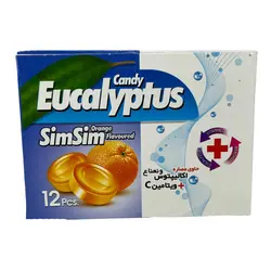 آبنبات اکالیپتوس ( پرتقالی ) ورقه ای سیم سیم 30 گرم