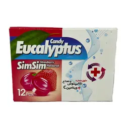 آبنبات اکالیپتوس ( توت فرنگی ) ورقه ای سیم سیم 30 گرم