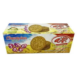 بیسکویت جو سبوس دار شهد توت + شیره خرما و تزیین کنجد قهرمان جمانه 1000 گرم