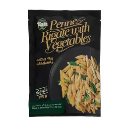 پاستا نیمه آماده پنه ریگاته با سبزیجات تنوری تک ماکارون 180 گرم