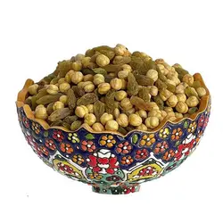 مخلوط نخودچی ( 80 درصد ) و کشمش ( 20 درصد ) فله وزن 250 گرم