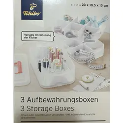 جعبه ابزار خیاطی چیبو مدل سه طبقه