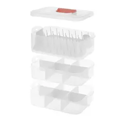 جعبه ابزار خیاطی چیبو مدل سه طبقه