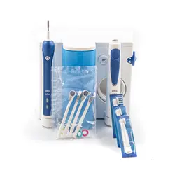 واتر جت اورال بی مدل oxyjet +مسواک برقی اورال بی مدل پرو 2000.(ORAL B  OXIJET+PRO 2000)