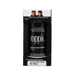 قیمت و خرید پودر پرپشت کننده مو تاپیک هیر فیلر کد 02 رنگ مشکی وزن 25 گرم - پرفیکا