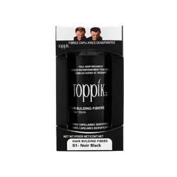قیمت و خرید پودر پرپشت کننده مو تاپیک هیر فیلر کد 01 رنگ مشکی تیره وزن 50 گرم - پرفیکا