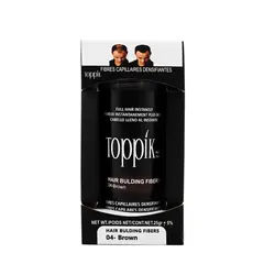 قیمت و خرید پودر پرپشت کننده مو تاپیک هیر فیلر کد 04 رنگ قهوه‌ای وزن 25 گرم - پرفیکا