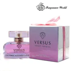 عطر ادکلن زنانه ورساچه برایت کریستال صورتی فراگرنس ورد ورسوس برایت کریستال VERSUS BRIGHT CRYSTAL