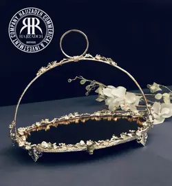 FARZ AKO اکو  برنجی سیلور باقلوا خوری بیضی  20131S