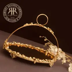 FARZ اکو  برنجی طلایی باقلوا خوری بیضی  20131G