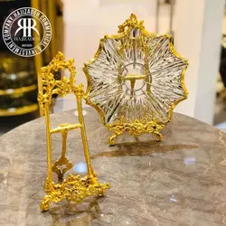 اپادانا برنجی  پایه بشقاب کوچک فورتیک  10010