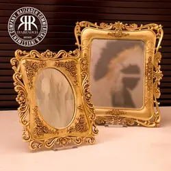 اپادانا برنجی اینه الومینیوم  رومیزی چهار گوش 7567