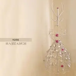 فورس  مانکن جا لباسی فلزی دامن دار سفید  11298