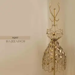 فورس  مانکن جالباسی فلزی دامن دار طلایی  11297